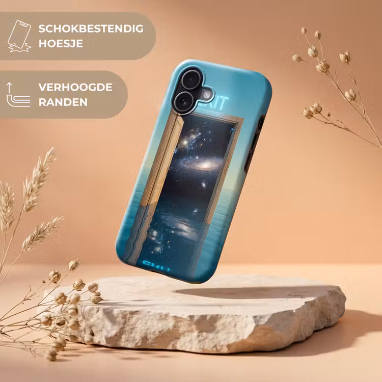 Telefoonhoesje Toughcase - Deur - Ruimte - Abstract — 5
