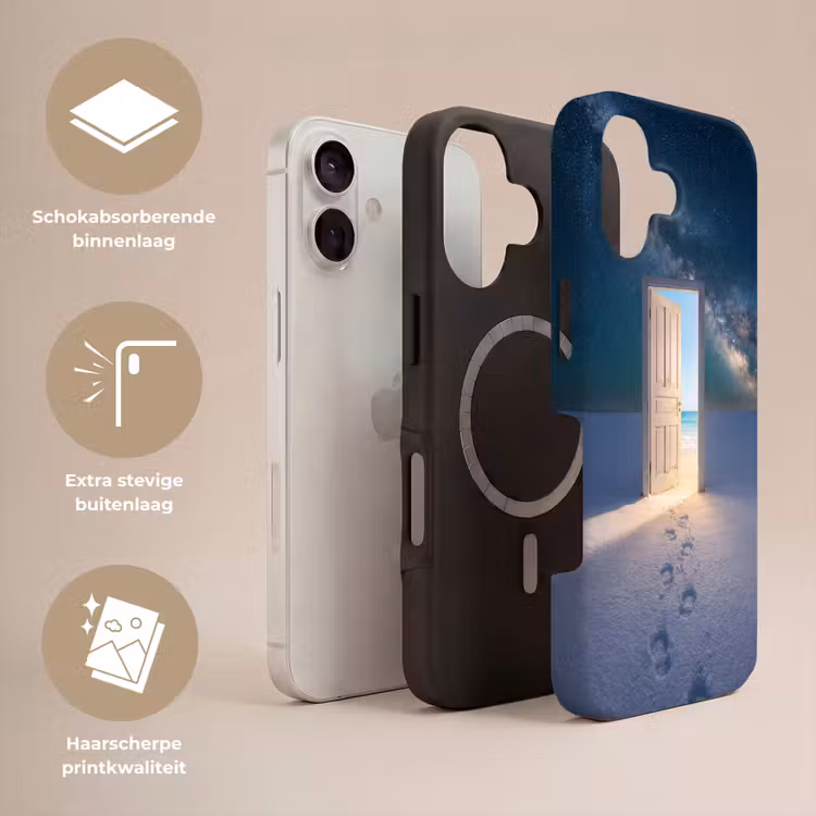Telefoonhoesje Toughcase - Deur - Sneeuw - Strand — 3