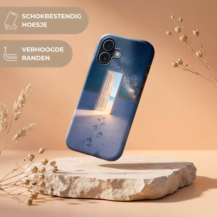 Telefoonhoesje Toughcase - Deur - Sneeuw - Strand — 5