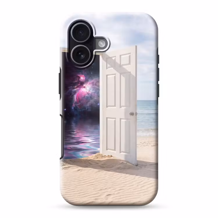 Telefoonhoesje Toughcase - Deur - Strand - Kosmos — 1
