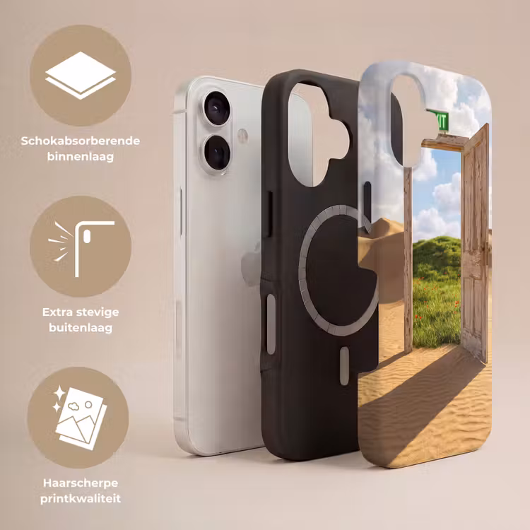 Telefoonhoesje Toughcase - Deur - Woestijn - Gras — 3