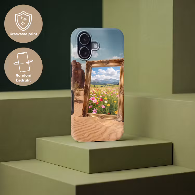 Telefoonhoesje Toughcase - Kader - Woestijn - Bloemen — 7