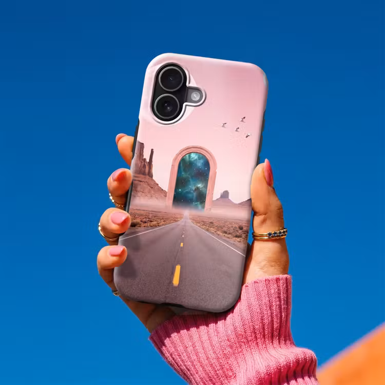Telefoonhoesje Toughcase - Landschap - Poort - Ruimte — 2