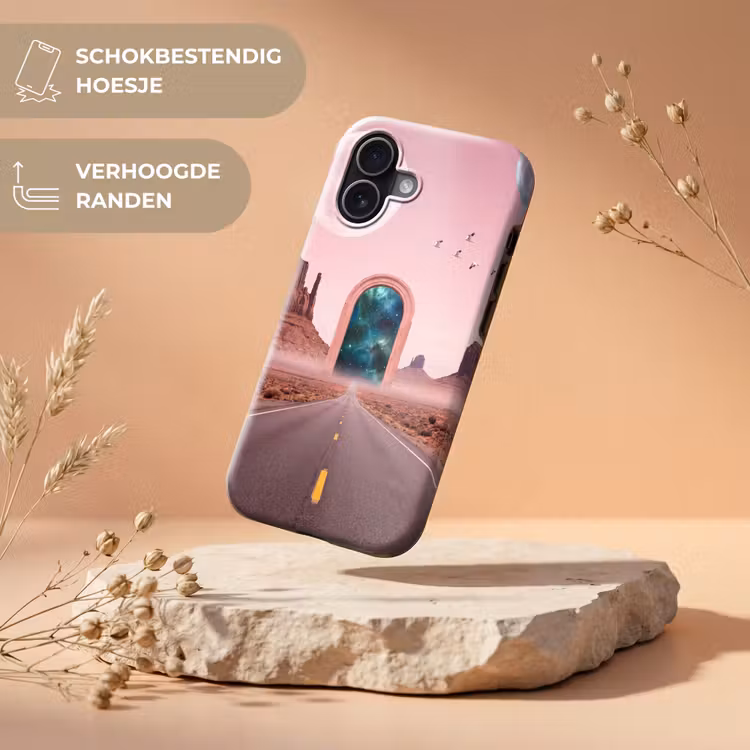 Telefoonhoesje Toughcase - Landschap - Poort - Ruimte — 5