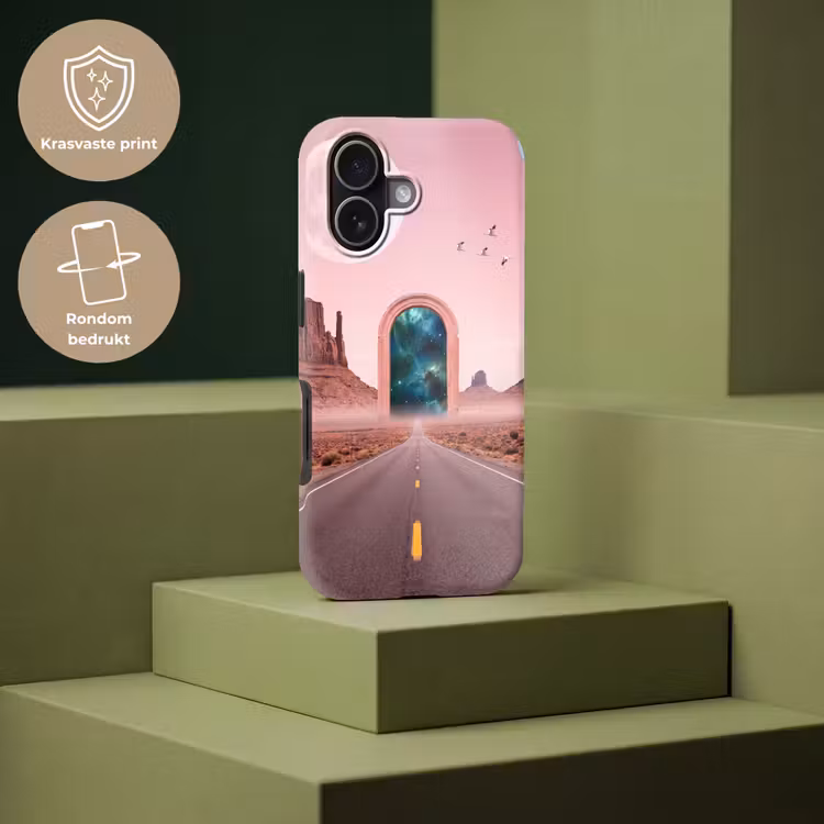 Telefoonhoesje Toughcase - Landschap - Poort - Ruimte — 7