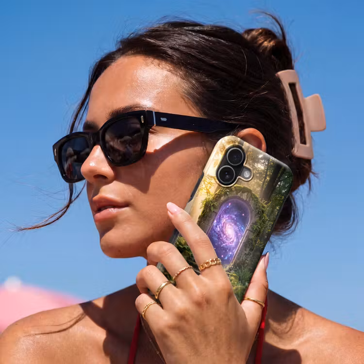 Telefoonhoesje Toughcase - Poort - Kosmos - Bos — 6