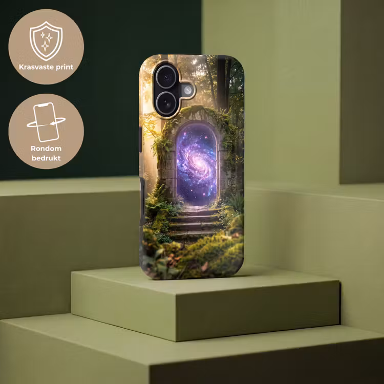 Telefoonhoesje Toughcase - Poort - Kosmos - Bos — 7