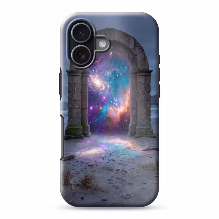 Telefoonhoesje Toughcase - Poort - Strand - Ruimte — 1