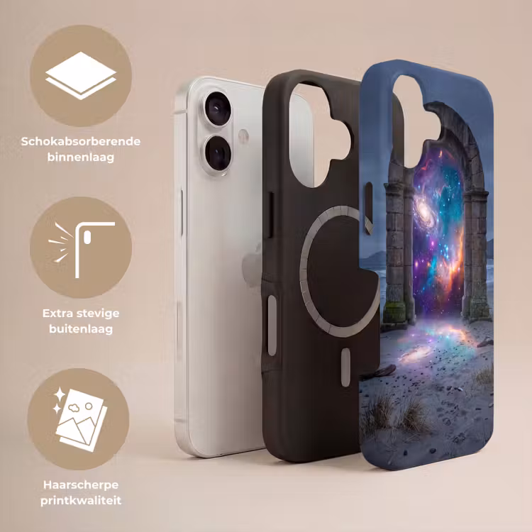 Telefoonhoesje Toughcase - Poort - Strand - Ruimte — 3