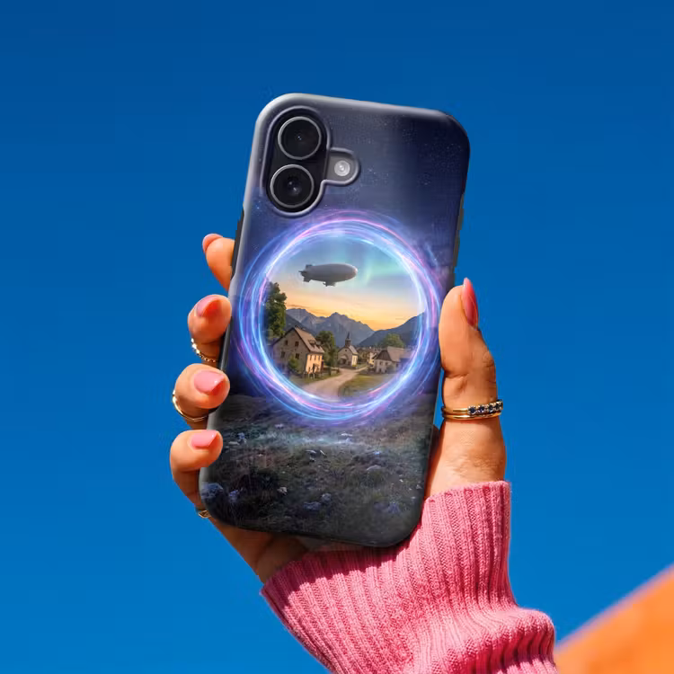 Telefoonhoesje Toughcase - Portaal - Dorp - Fantasie — 2