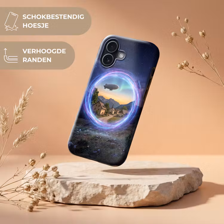 Telefoonhoesje Toughcase - Portaal - Dorp - Fantasie — 5