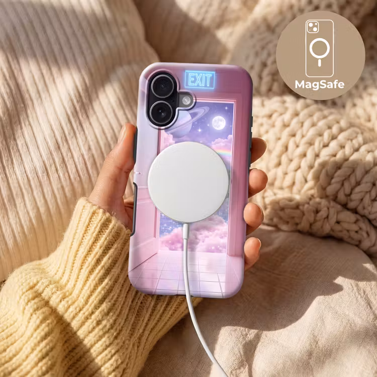 Telefoonhoesje Toughcase - Roze deur - Fantasie — 8
