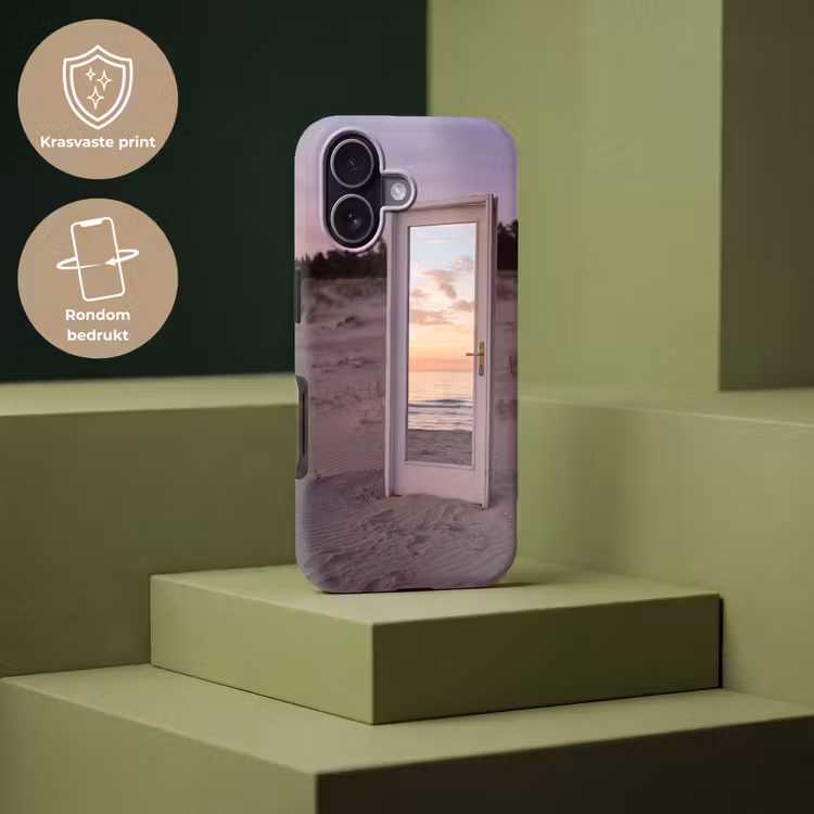 Telefoonhoesje Toughcase - Spiegel - Zee - Zonsondergang — 7