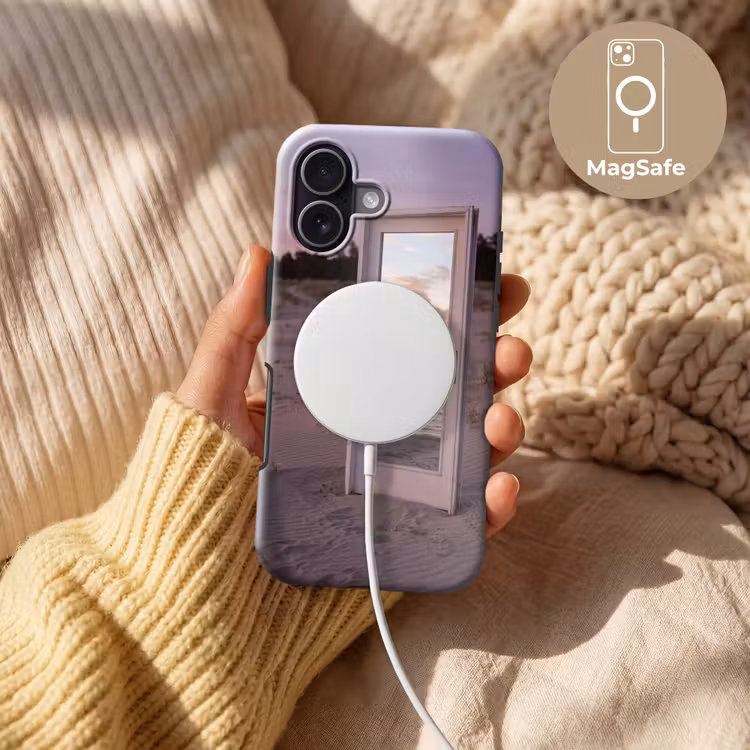 Telefoonhoesje Toughcase - Spiegel - Zee - Zonsondergang — 8