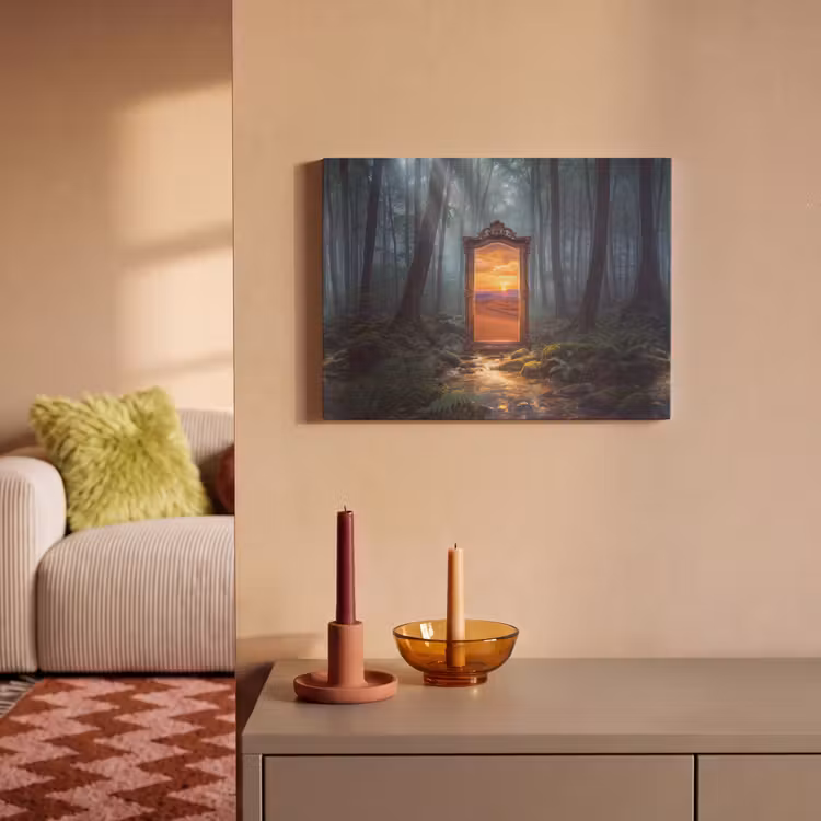 Akoestisch schilderij - Spiegel - Bos - Natuur — 2