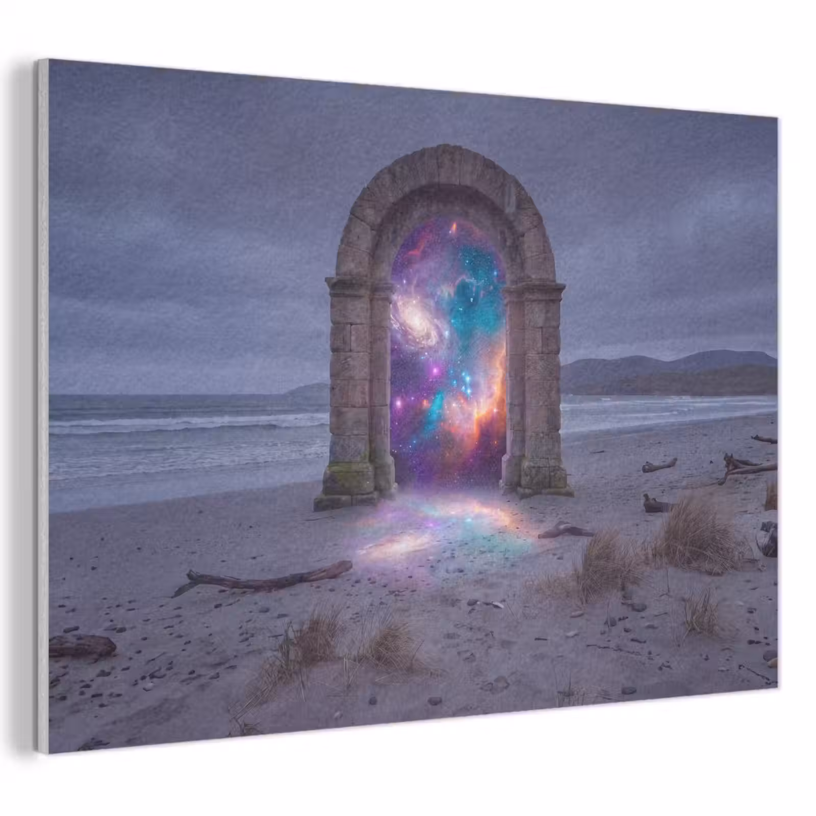 Akoestisch schilderij - Poort - Strand - Ruimte — 1