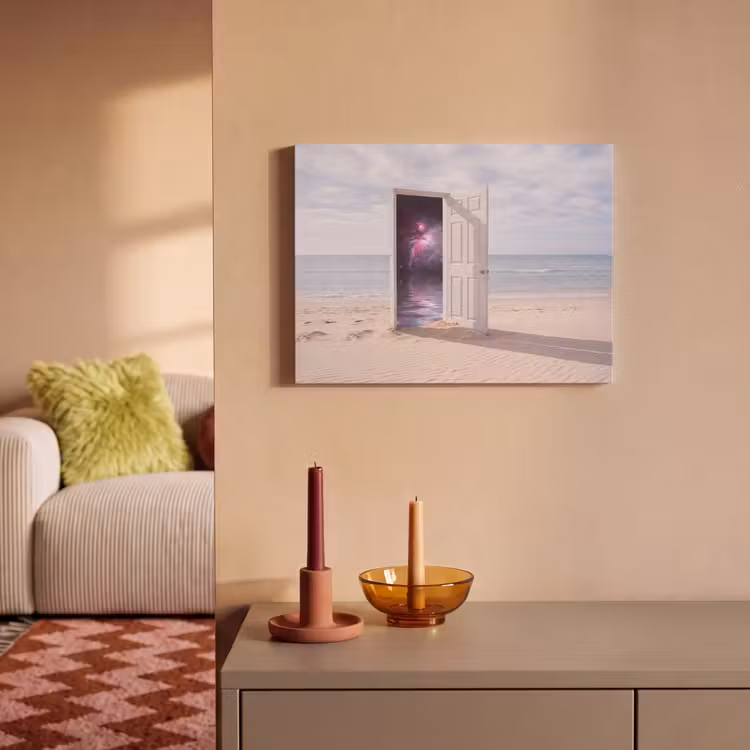 Akoestisch schilderij - Deur - Strand - Kosmos — 2