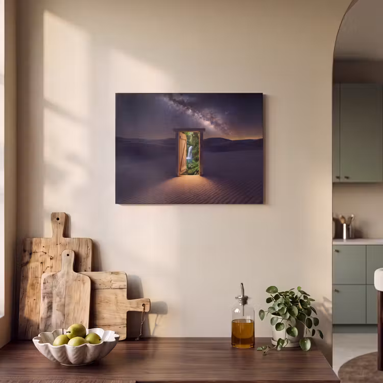 Akoestisch schilderij - Deur - Woestijn - Natuur — 3
