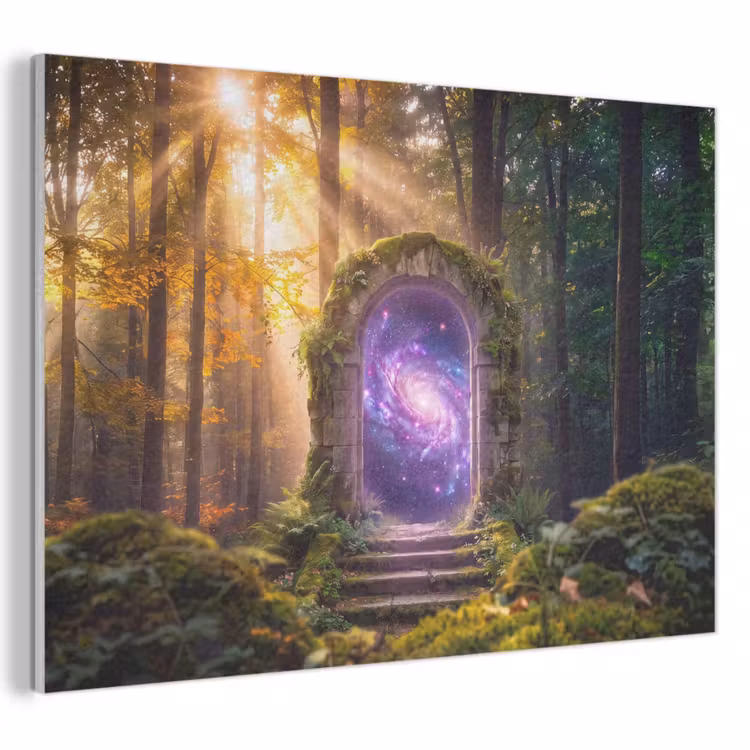Akoestisch schilderij - Poort - Kosmos - Bos — 1