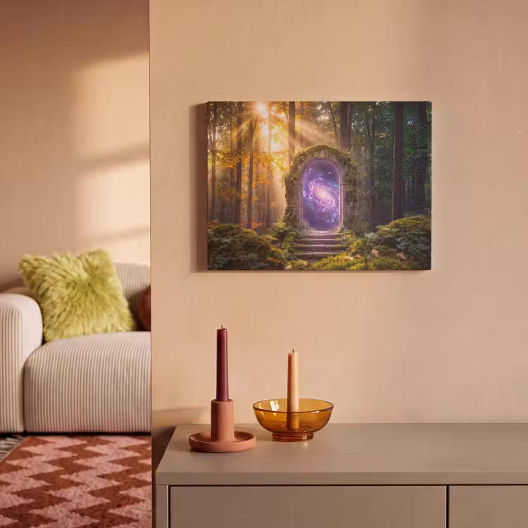 Akoestisch schilderij - Poort - Kosmos - Bos — 2