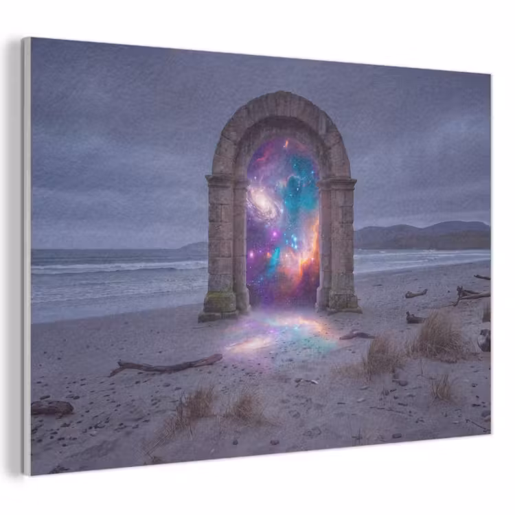 Akoestisch schilderij - Poort - Strand - Ruimte — 1