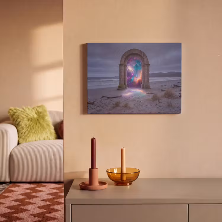 Akoestisch schilderij - Poort - Strand - Ruimte — 2