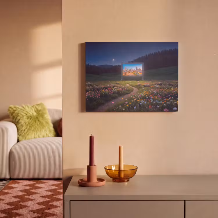 Akoestisch schilderij - Scherm - Stad - Natuur — 2