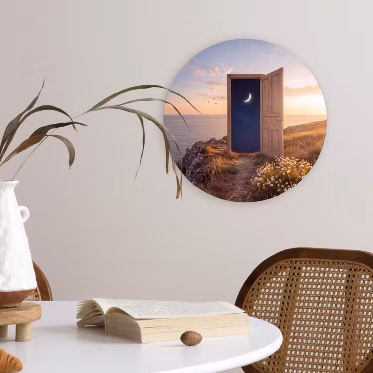 Muurcirkel glas - Deur - Sterren - Natuur — 4