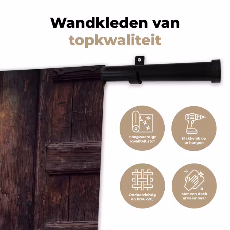 Wandkleed - Kasteel - Rivier - Natuur — 3