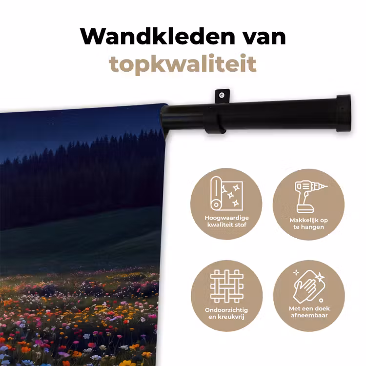 Wandkleed - Scherm - Stad - Natuur — 3