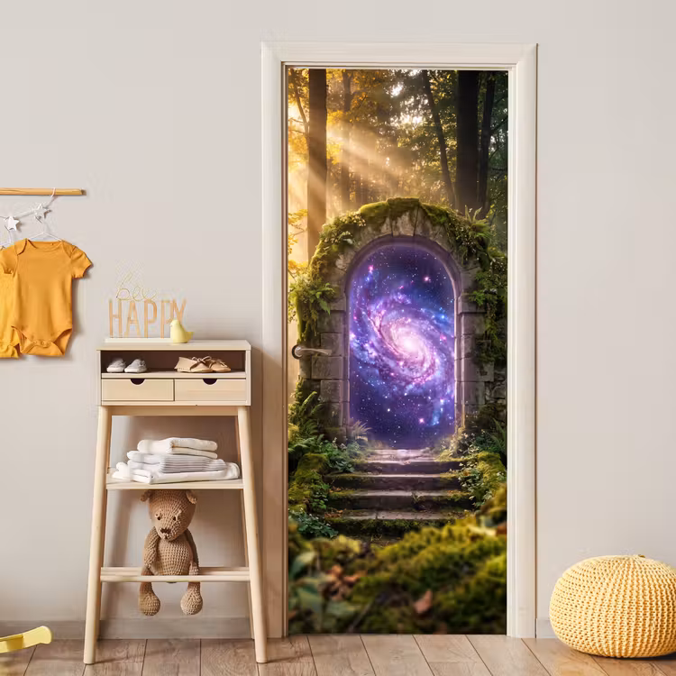 Deursticker - Poort - Kosmos - Bos — 6