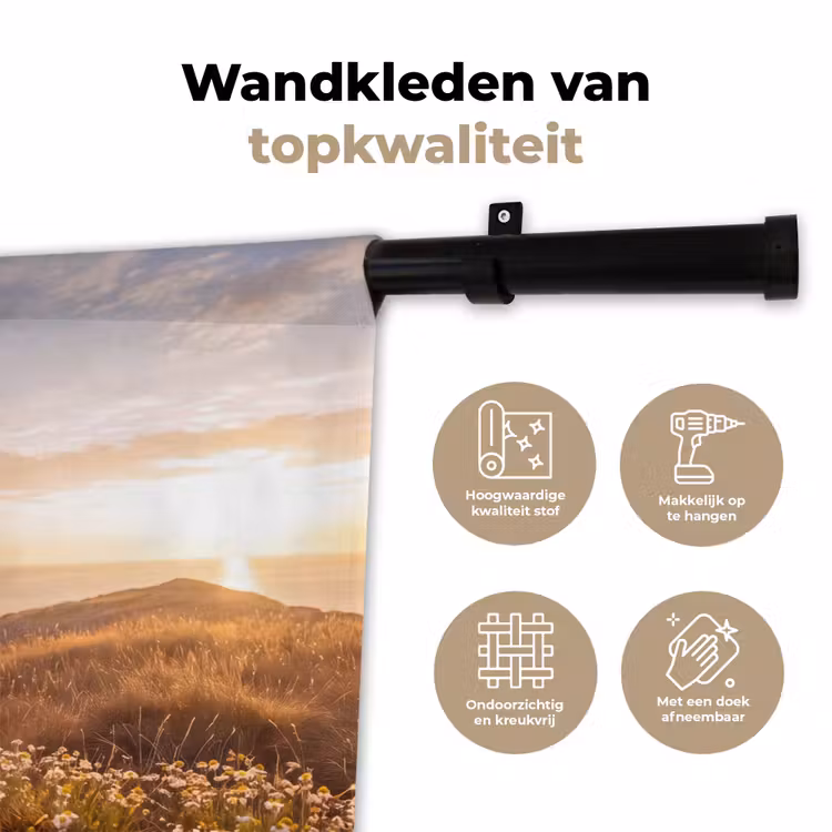 Wandkleed - Deur - Sterren - Natuur — 3
