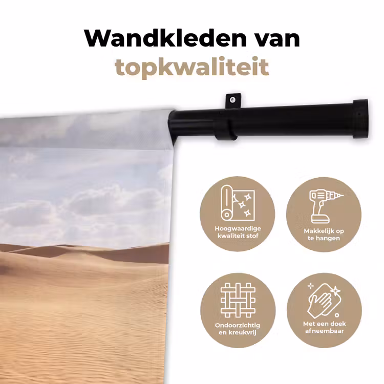 Wandkleed - Deur - Woestijn - Gras — 3