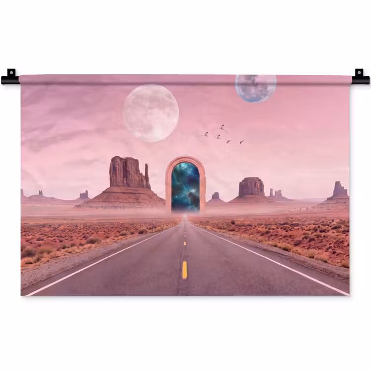 Wandkleed - Landschap - Poort - Ruimte — 1