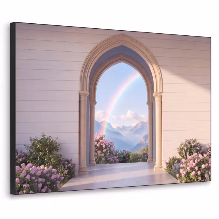 Art frame - Boog - Bergen - Regenboog — 1