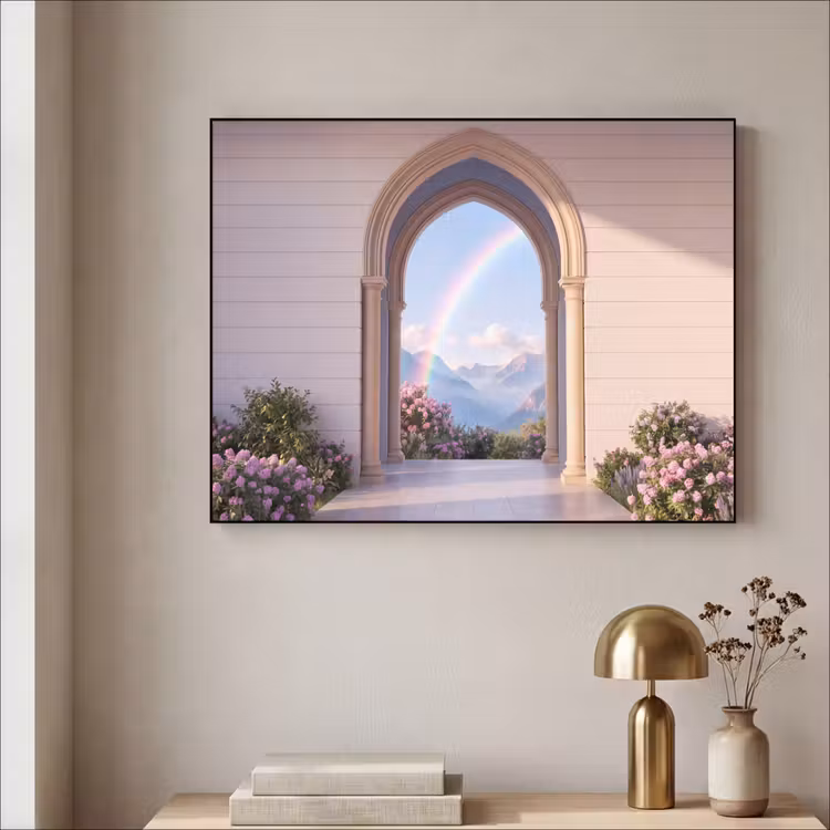 Art frame - Boog - Bergen - Regenboog — 5