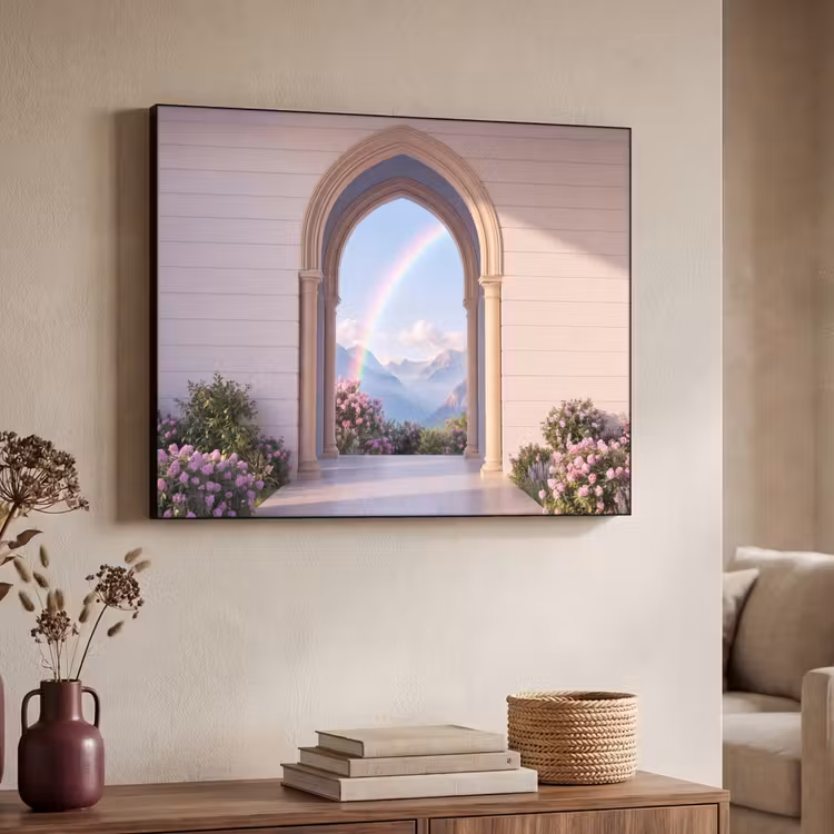 Art frame - Boog - Bergen - Regenboog — 7