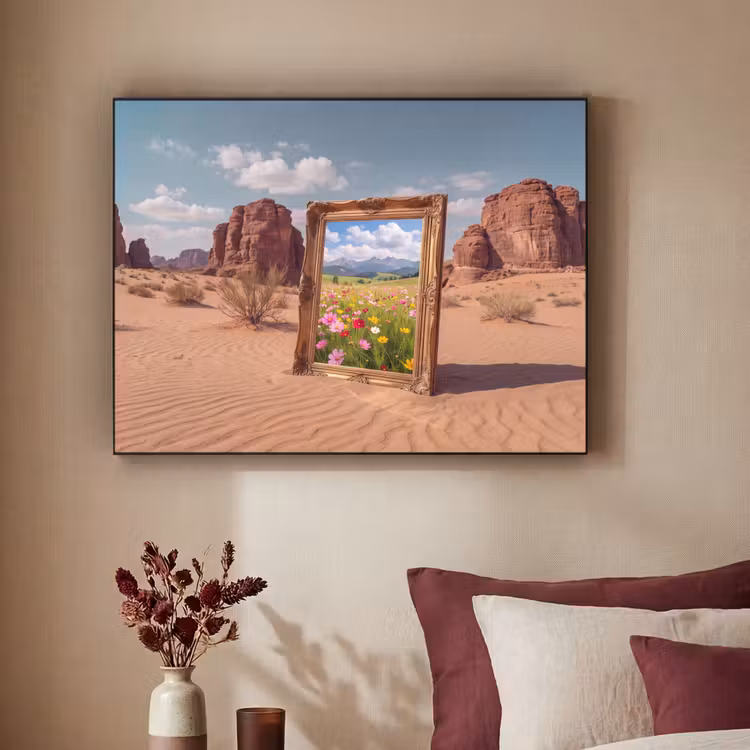 Art frame - Kader - Woestijn - Bloemen — 3