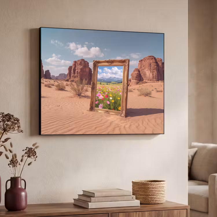 Art frame - Kader - Woestijn - Bloemen — 7