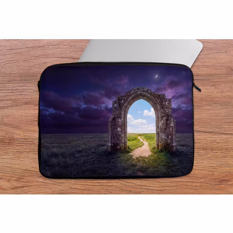 Laptophoes Boog - Landschap - Contrast — 2