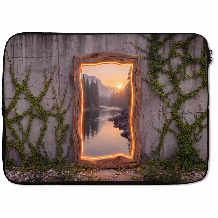 Laptophoes Landschap - Kader - Licht — 1