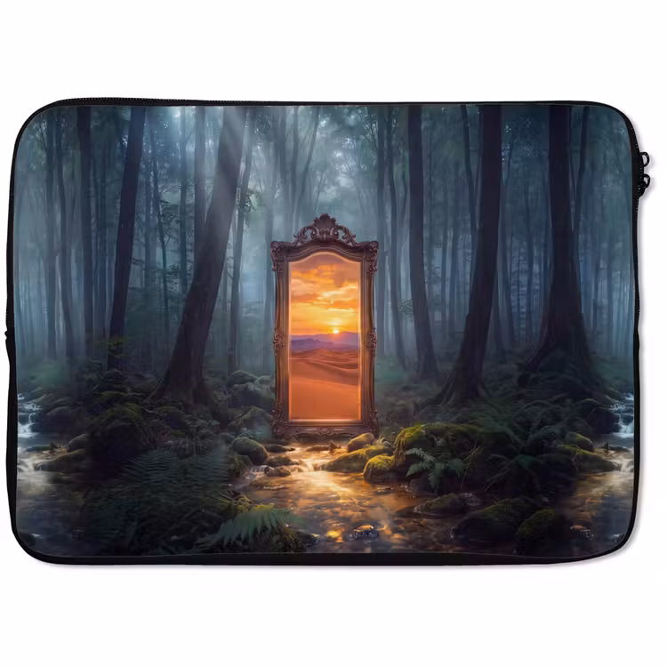 Laptophoes Spiegel - Bos - Natuur — 1