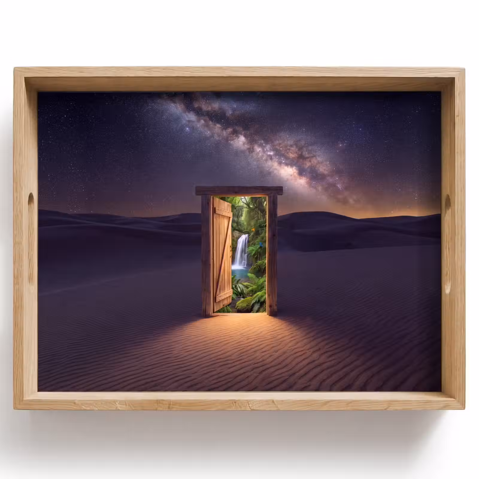 Dienblad - Deur - Woestijn - Natuur — 1