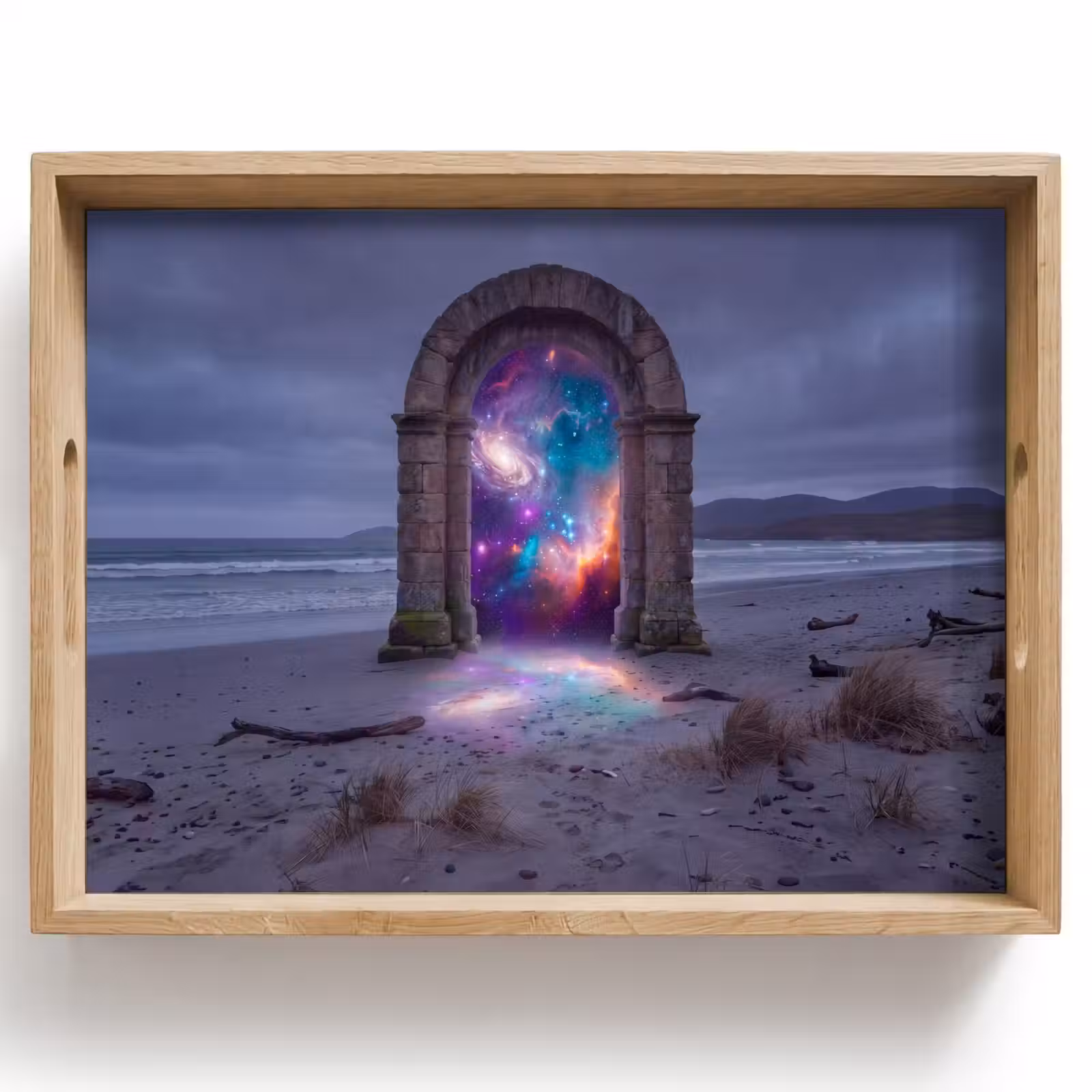 Dienblad - Poort - Strand - Ruimte — 1