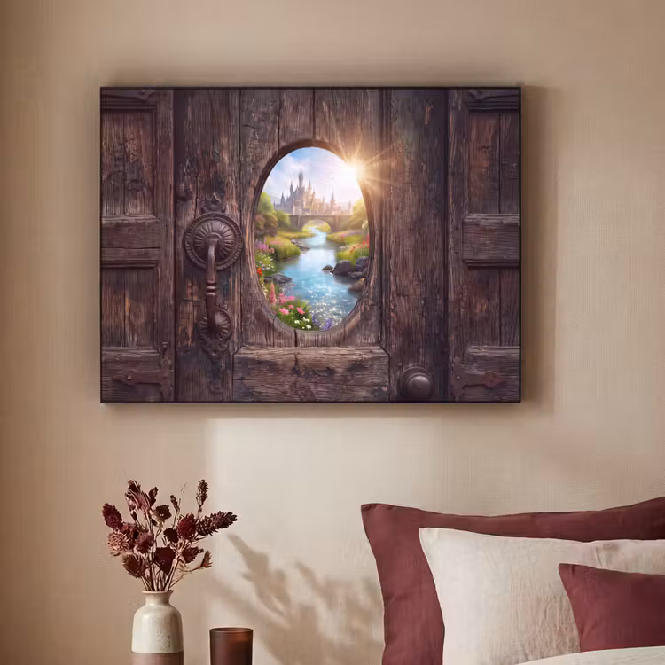 Art frame - Kasteel - Rivier - Natuur — 3