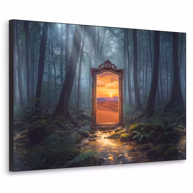 Art frame - Spiegel - Bos - Natuur — 1