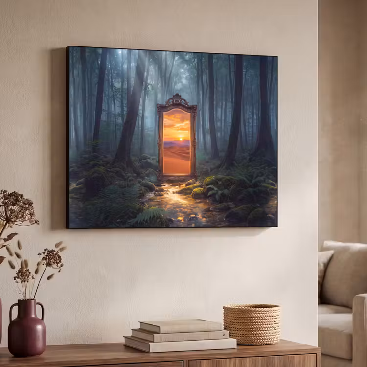 Art frame - Spiegel - Bos - Natuur — 7