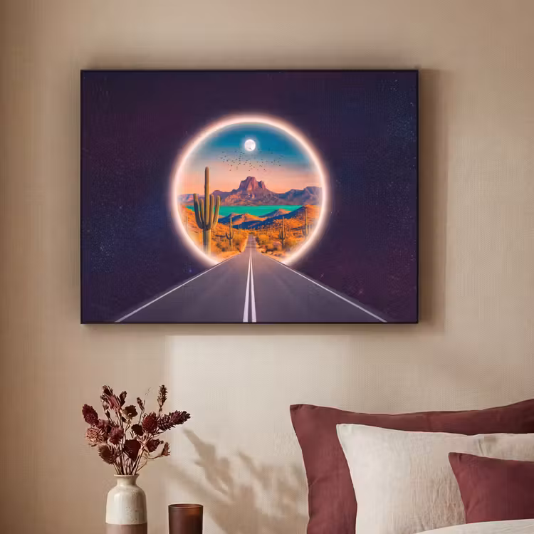 Art frame - Weg - Woestijn - Natuur — 3