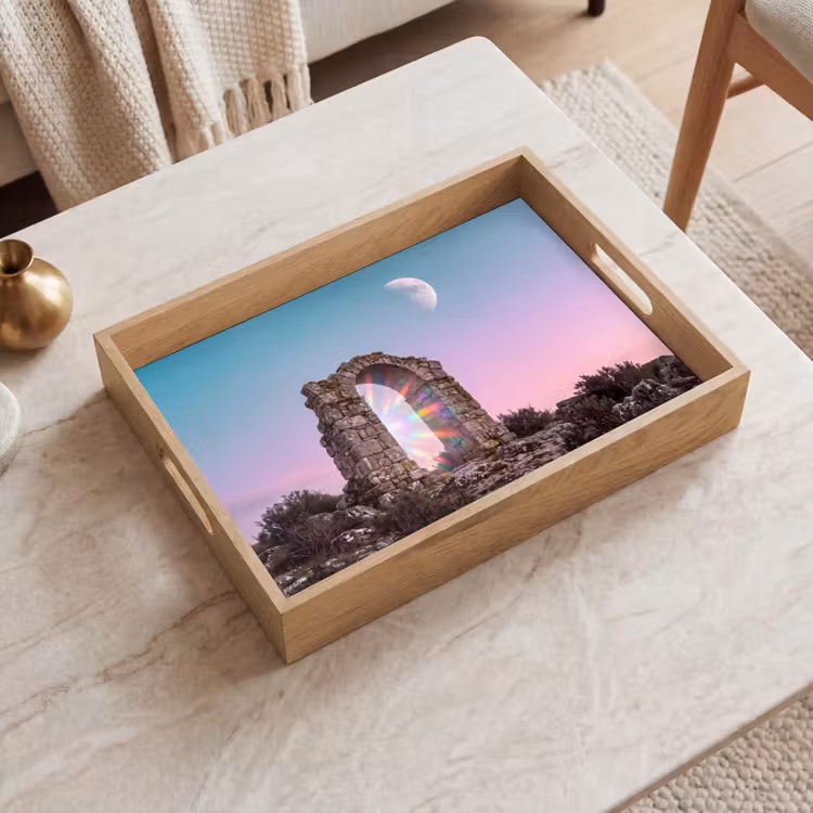 Dienblad - Boog - Regenboog - Maan — 2