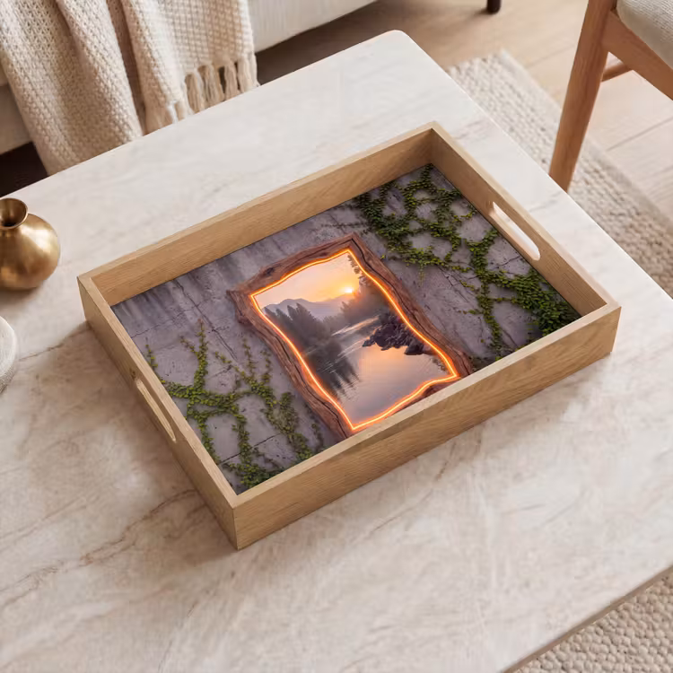 Dienblad - Landschap - Kader - Licht — 2